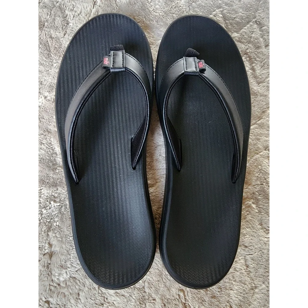 Nike Bella Kai Thong Black Women Flip Flops Sandals US 8